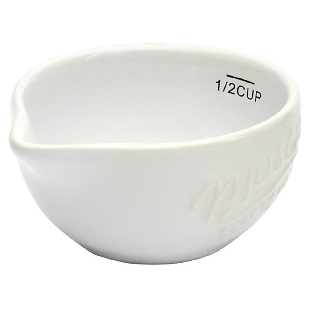 5 Pc Stoneware Batter Bowl & Measuring Cup Set - Picture 7 of 7